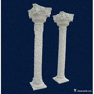 small marble columns pillars/marble pillars and columns for interior/solid marble columns