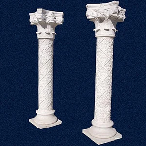 Marble Roman Temple Pillar For Sale