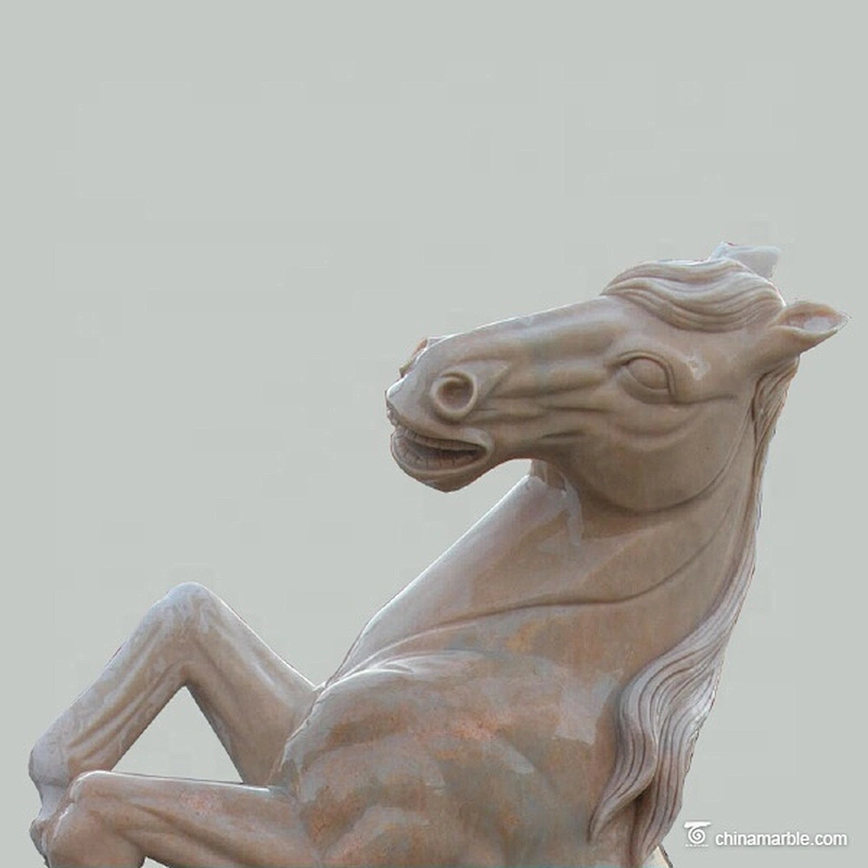 White Marble Horse Statue