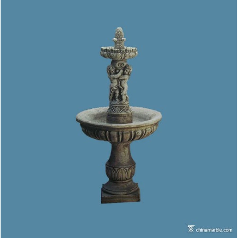 Outdoor Water Fountain Garden Decoration,Natural Marble Water Fountain