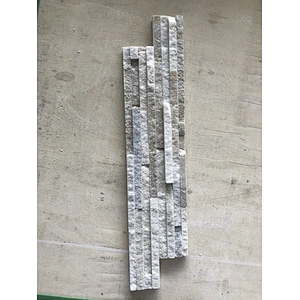 White Quartzite 8 Strips Interior Stone Veneer/White Quartz Stone Veneer/Culture Stone Natural