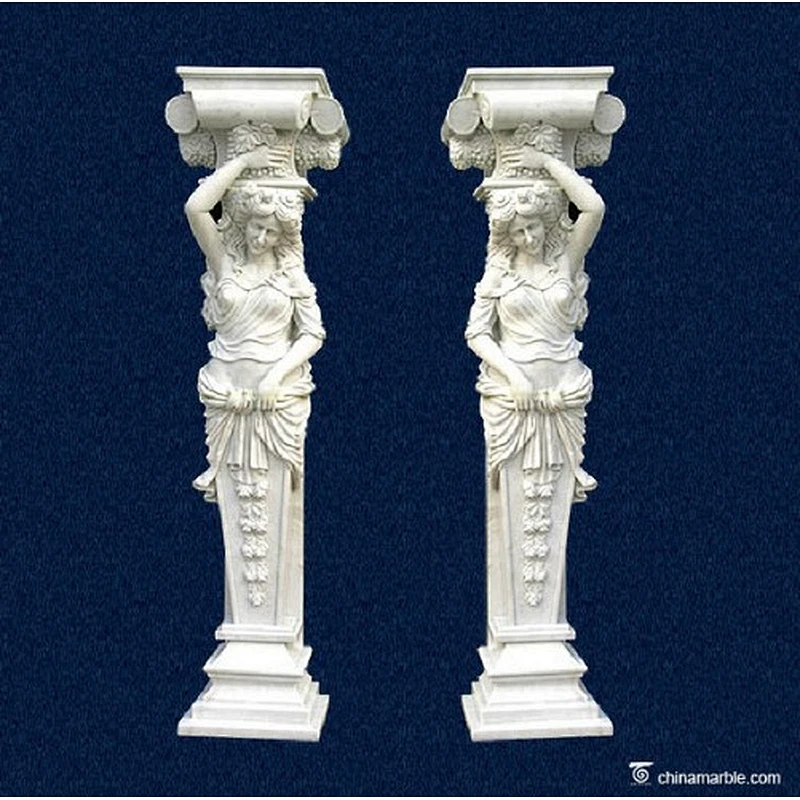 marble roman column/marble pillar design/stone gate pillar