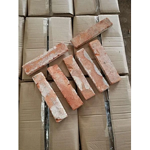 Old House Used Antiqu Looking Facial Wall Reclaimed Thin Clay Brick Veneer