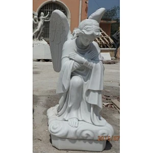 Kneeling Life Size Angel Statue Large