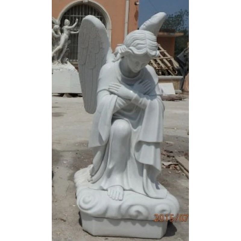 Kneeling Life Size Angel Statue Large