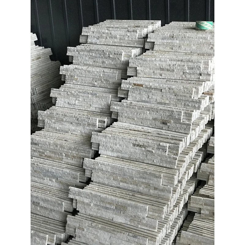 White Quartzite 8 Strips Interior Stone Veneer/White Quartz Stone Veneer/Culture Stone Natural
