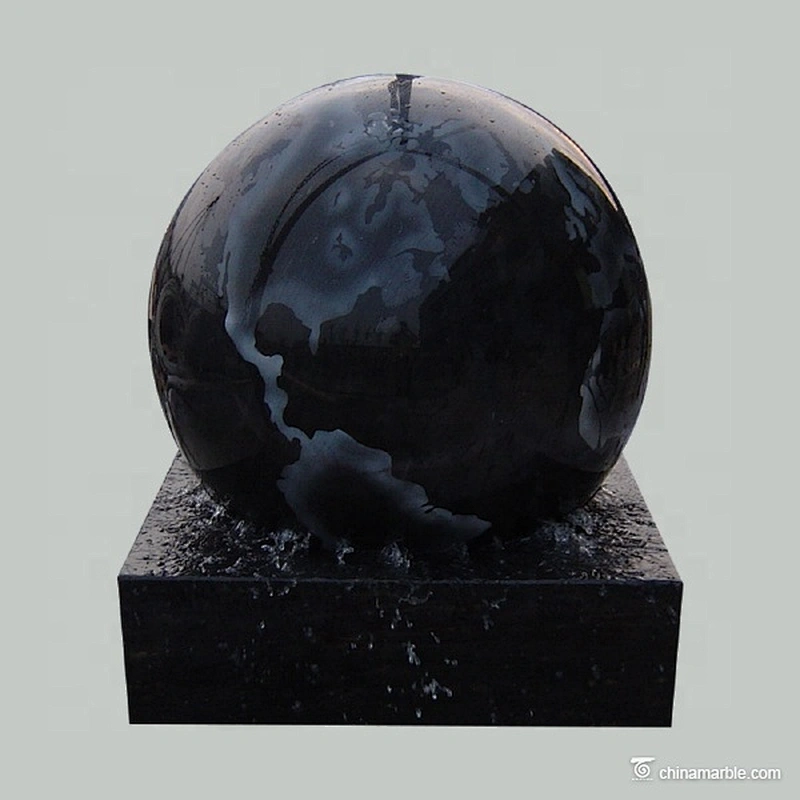 Rotating Granite Ball Fountain