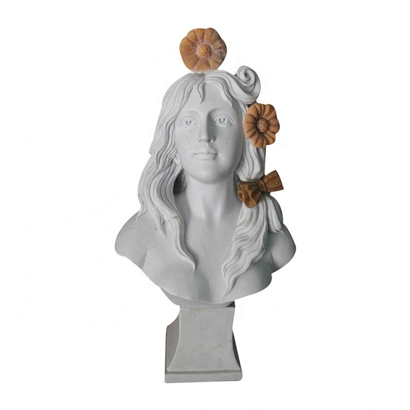 Home Decor Fine Famous Roman Man Statue Hand Carved Stone Busts