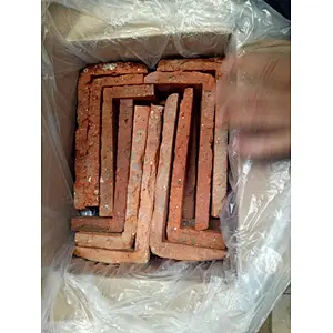 Red Old Thin Corner Brick