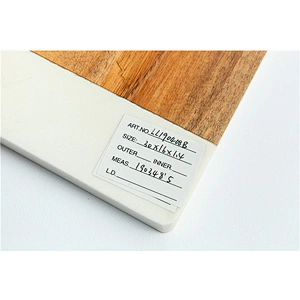 CHEAP kitchen supplies Marble mosaic acacia plate Irregular  Plate Dish Stone tableware Perforated plug decoration