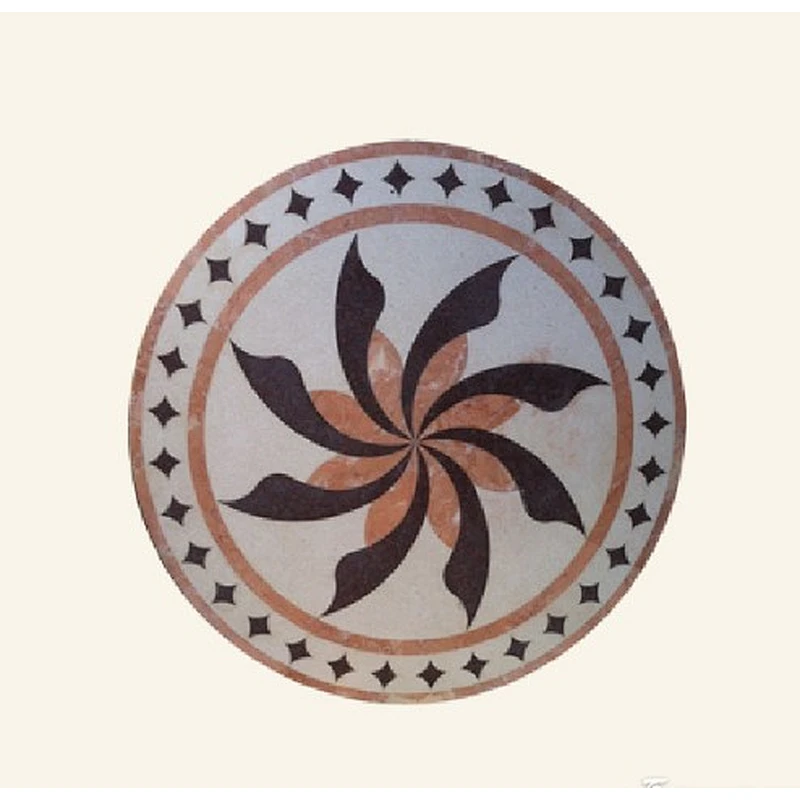 Marble Floor Medallion/Water Jet Marble Medallion/Round Floor Mosaic Medallion