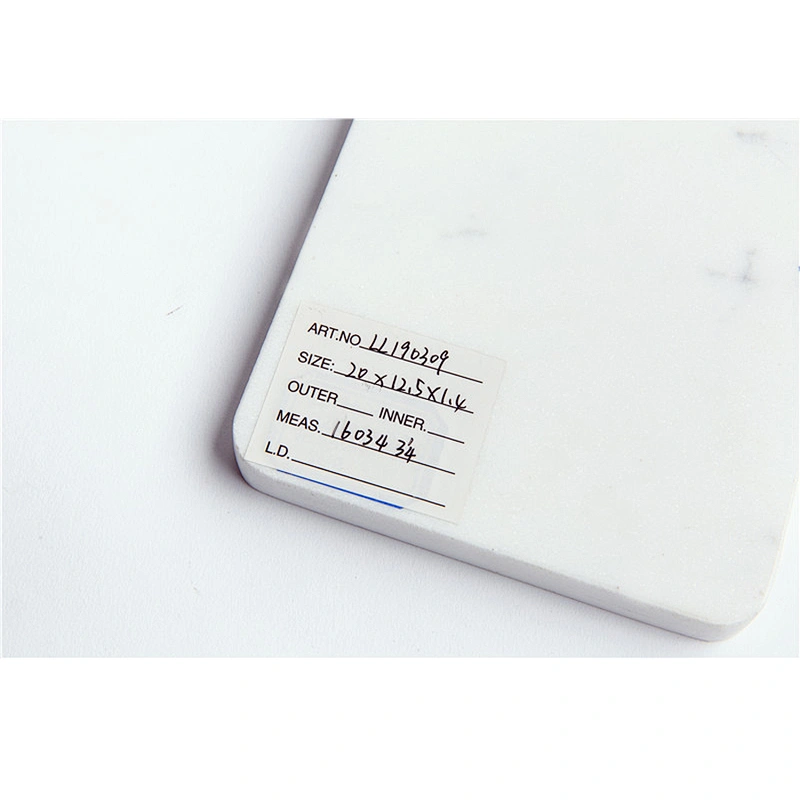 Cheap Kitchen WHITE Marble Cheese Board For Professional Manufacture