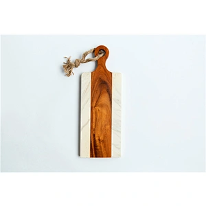 CHEAP kitchen supplies Marble mosaic acacia plate Irregular Plate Dish Stone tableware Dark wood grain Light wood grain