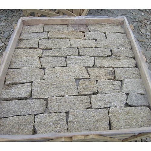 Tiger Skin Yellow Granite natual loose stone wall cladding