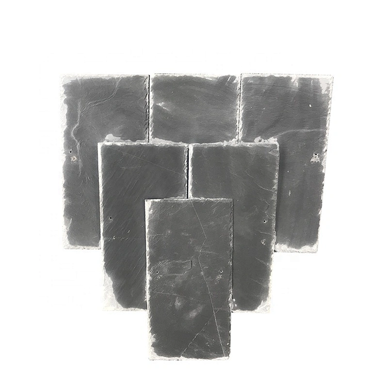House Building Decoration Natural Split Surface And Edge Slate Roof Tiles