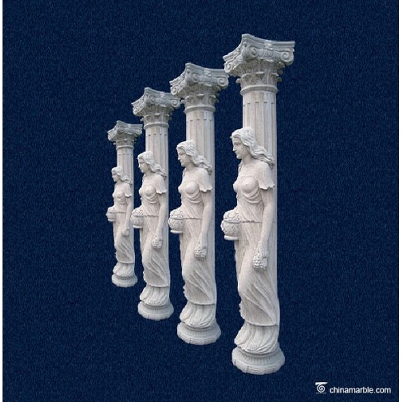 stone column pillar/marble column price/decorative stone columns