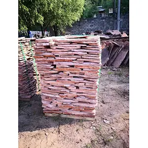 Irregular Red Sandstone Flagstone for Landscaping Paving