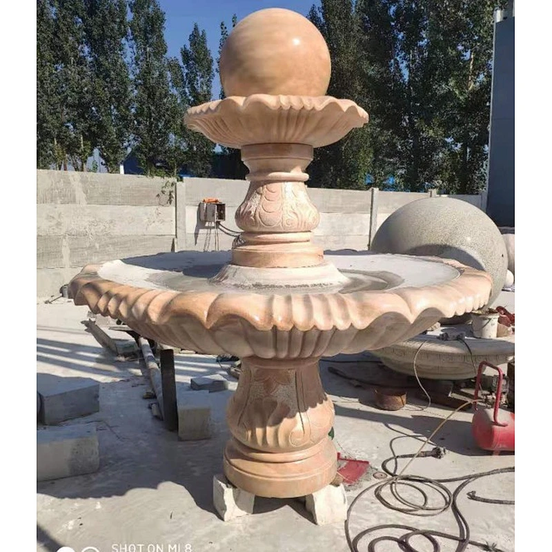 large outdoor granite Water Fountain