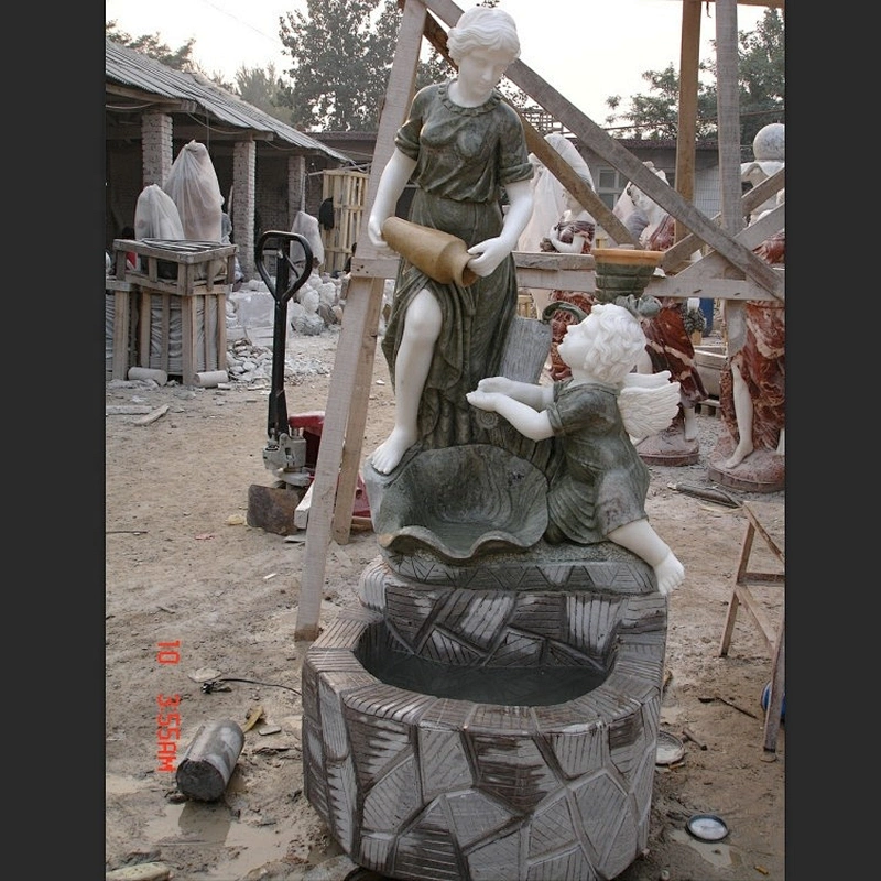 French Water Fountain Statues