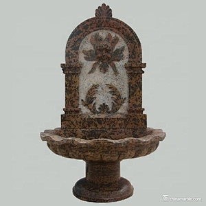Antique Stone Wall Fountain Outdoor