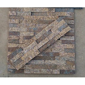 Rusty Quartz Tiger Skin Yellow Interior Wall Cladding/Natural Stone for Interior Wall/Culture Stone Natural