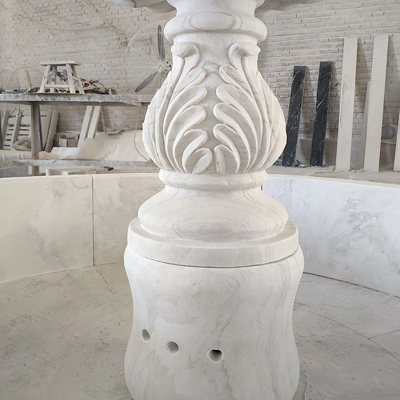 Custom Garden Decor Marble Large Outdoor Stone Fountain