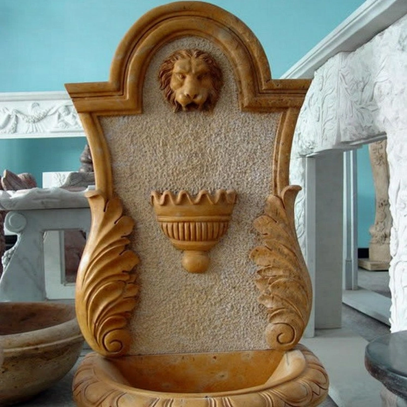 Garden Lion Wall Fountain