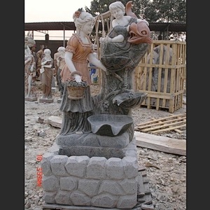 French Water Fountain Statues