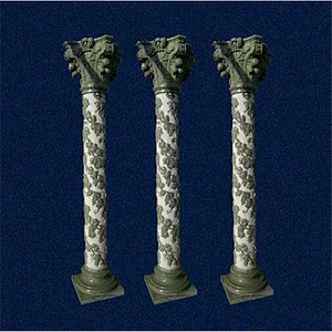 Square Roman Marble Pillar Column Gazebo