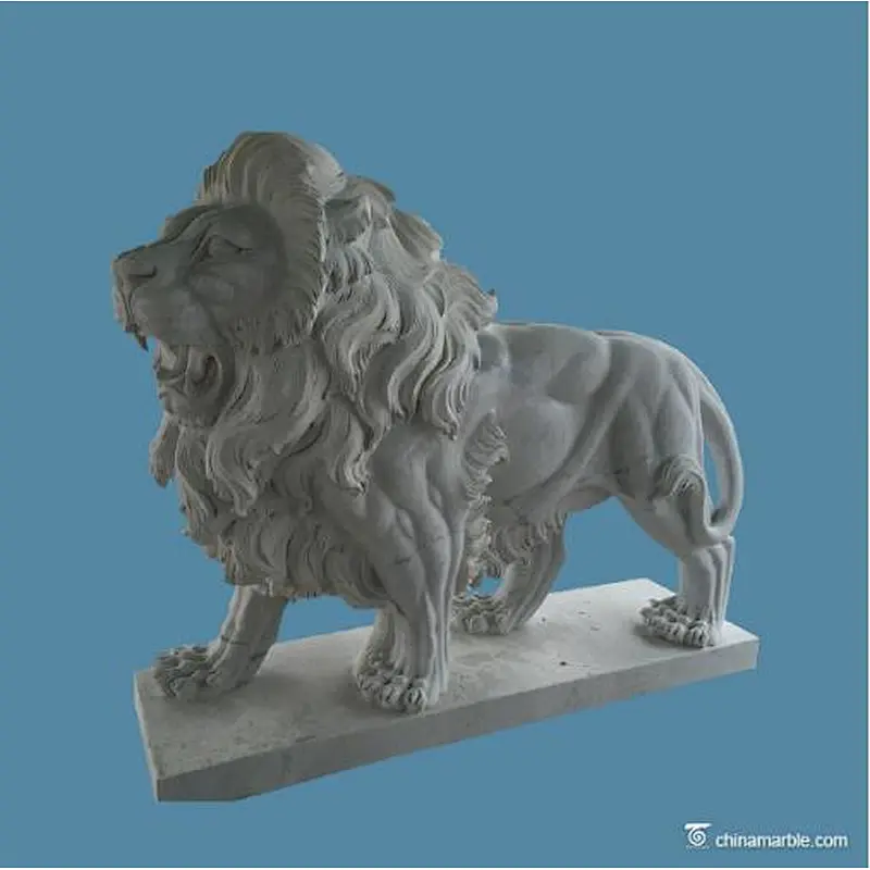 lion stone sculpture in stone sculpture modern