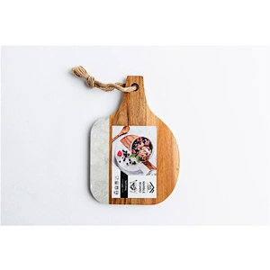 Marble mosaic acacia plate Irregular  Plate Dish Stone tableware