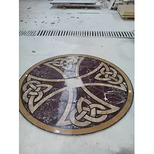 Medallion Tile/Lowes Medallion Floor/Waterjet Marble Medallion