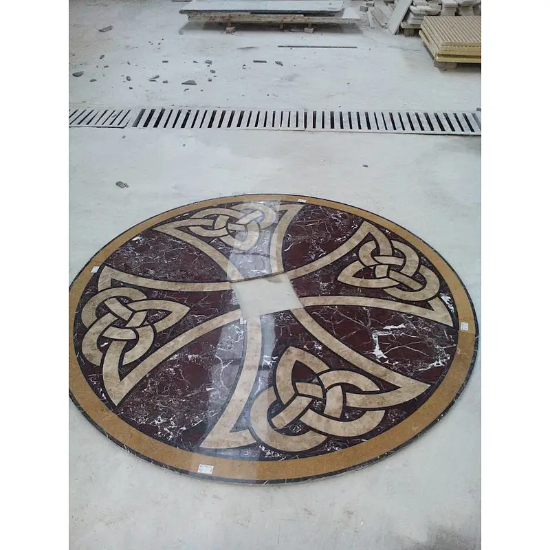 Medallion Tile/Lowes Medallion Floor/Waterjet Marble Medallion