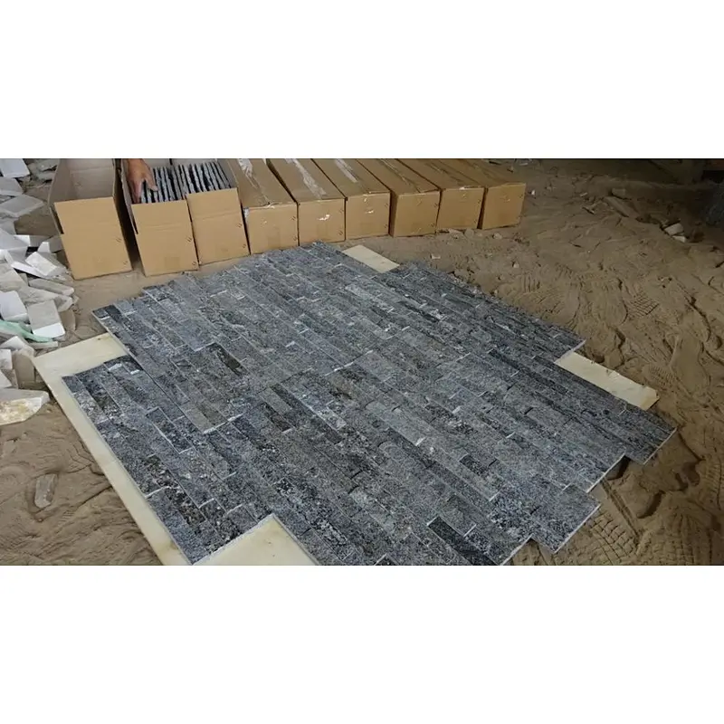 Grey Granite Interior Stone Veneer/Granite Wall Cladding/Natural Culture Stone