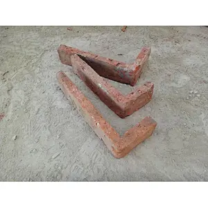 Red Old Thin Corner Brick