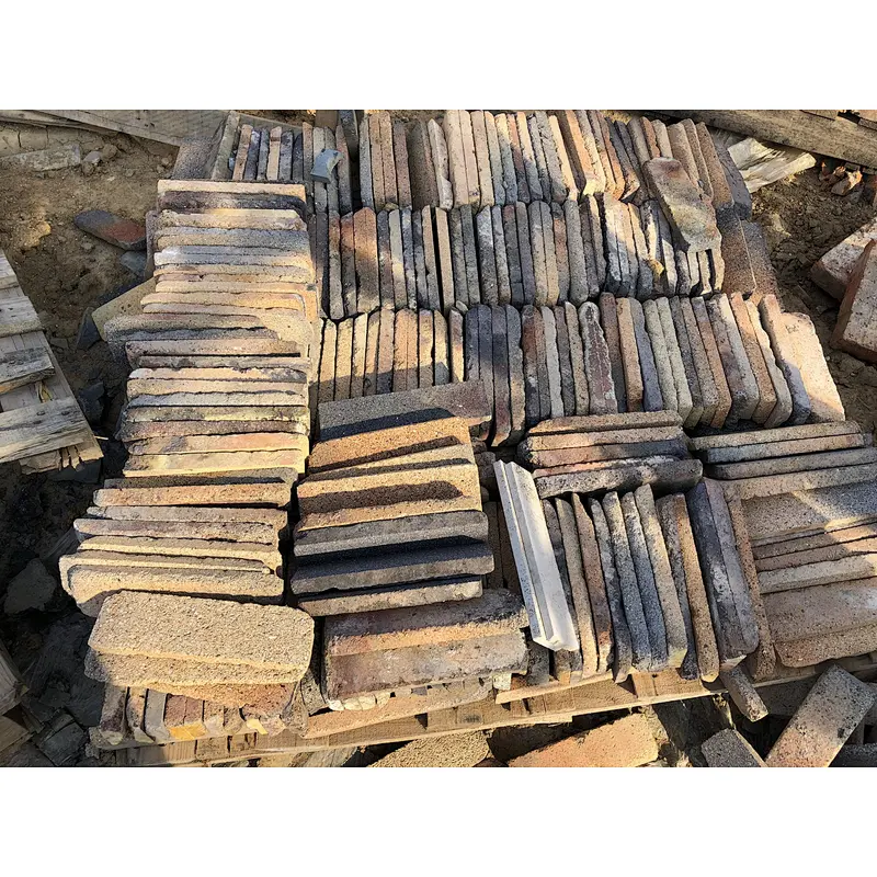 Old Style Reclaimed Used Thin Bricks for Building Wall