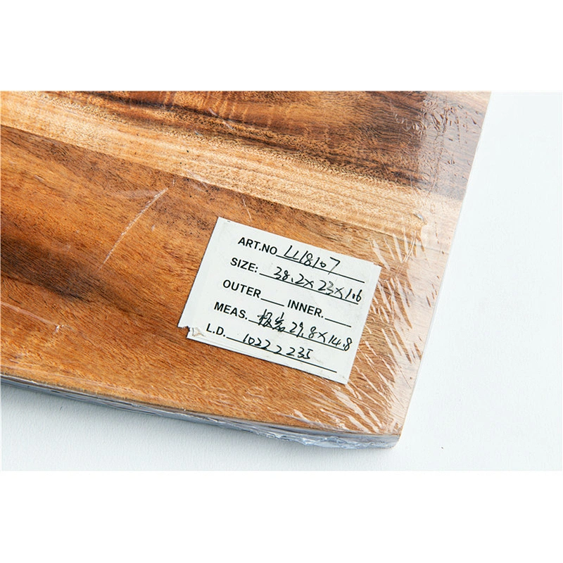 Cheap Special kitchen supplies food dinner plate slate stitching log rectangle sushi plate slate tray