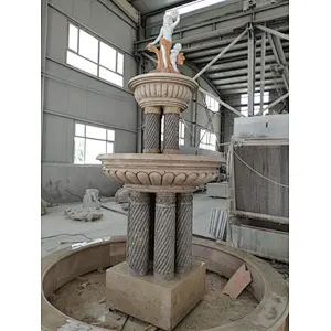 Outdoor Marble Water Fountain Stone garden