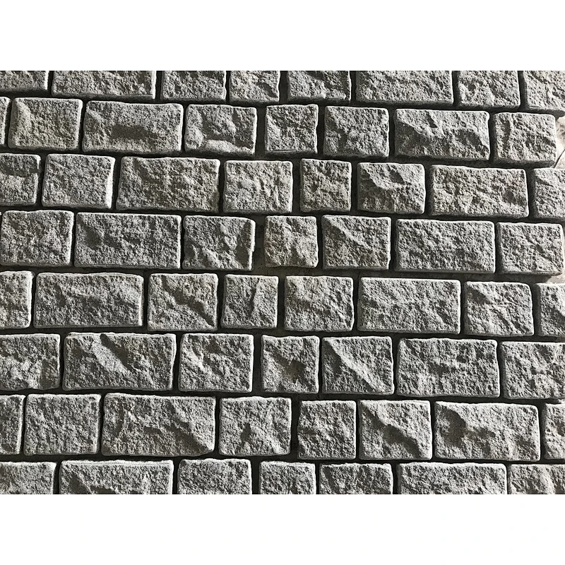 Cheap Price Tumbled Grey Granite Sidewalk Mesh Net Paving Stone for Patio Pavers