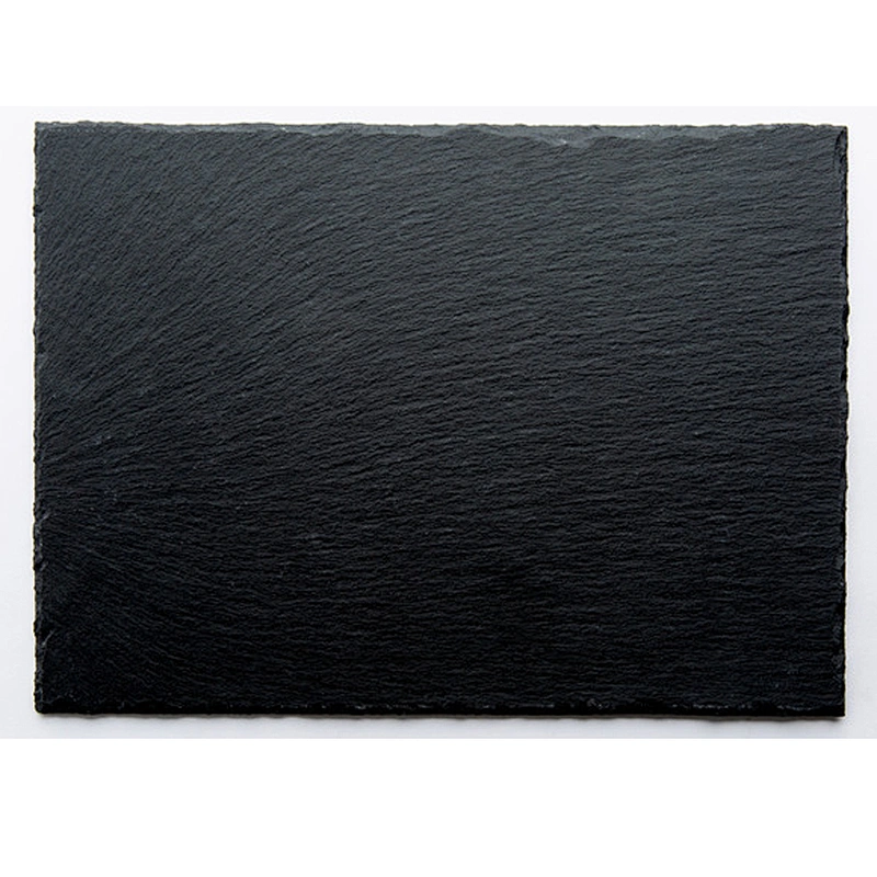 Cheap Kitchen Black Sushi Slate Stone Plate For Professional Manufacture