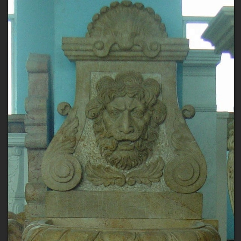 Garden Lion Wall Fountain