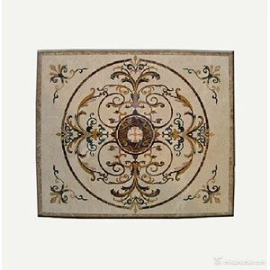 Tile Round Mosaic Medallion Floor Patterns/Marble Floor Medallion/Foyer Medallion Floor