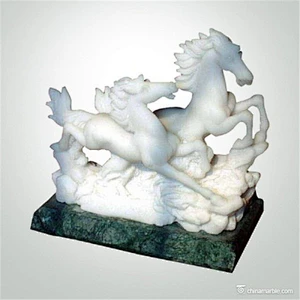 Jade Horse Statue Sculpture