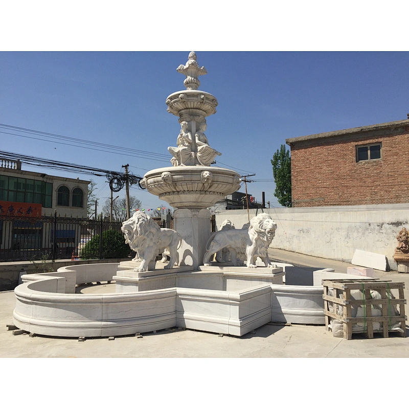 large outdoor water fountains