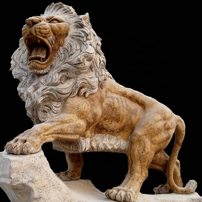 Lying Lion Statue/Roaring Lion Statue/Garden Decoration Lion Statue