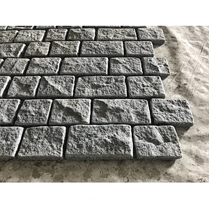 Cheap Price Tumbled Grey Granite Sidewalk Mesh Net Paving Stone for Patio Pavers