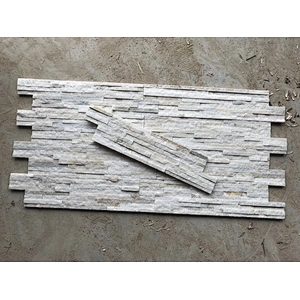 White Quartzite 8 Strips Interior Stone Veneer/White Quartz Stone Veneer/Culture Stone Natural