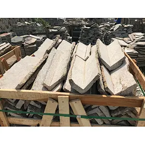 Tiger Skin Yellow Granite Wall Cladding Tiles Corners