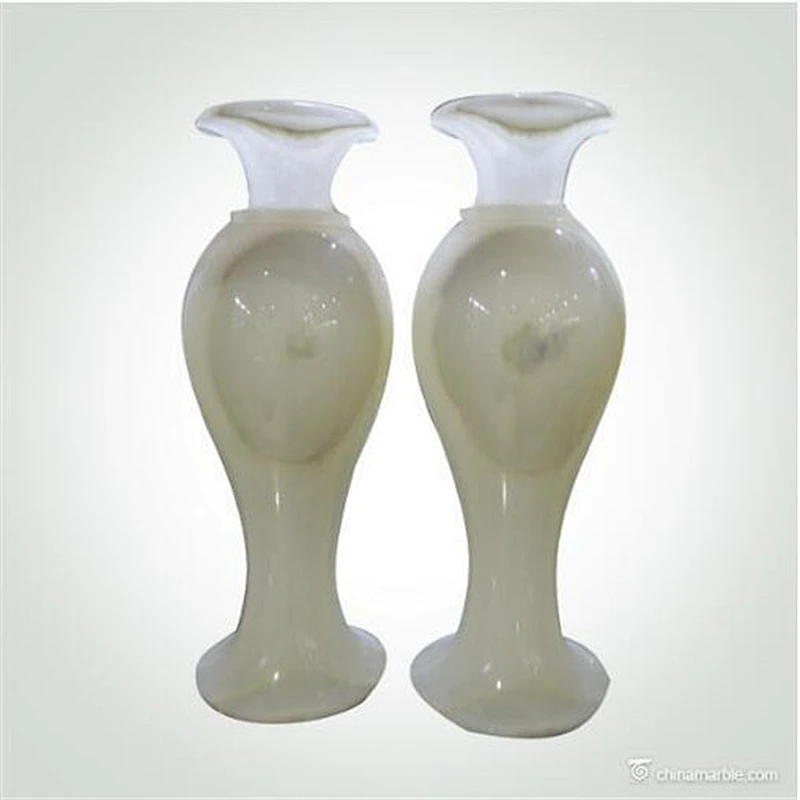 Pakistan Wholesalers Handicraft Polished Onyx Marble Flower Vase