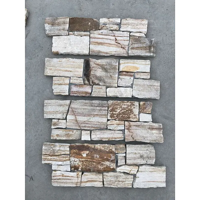 Cement Back Sandstone Wall Cladding/Garden Wall Stone to Decorate Wall